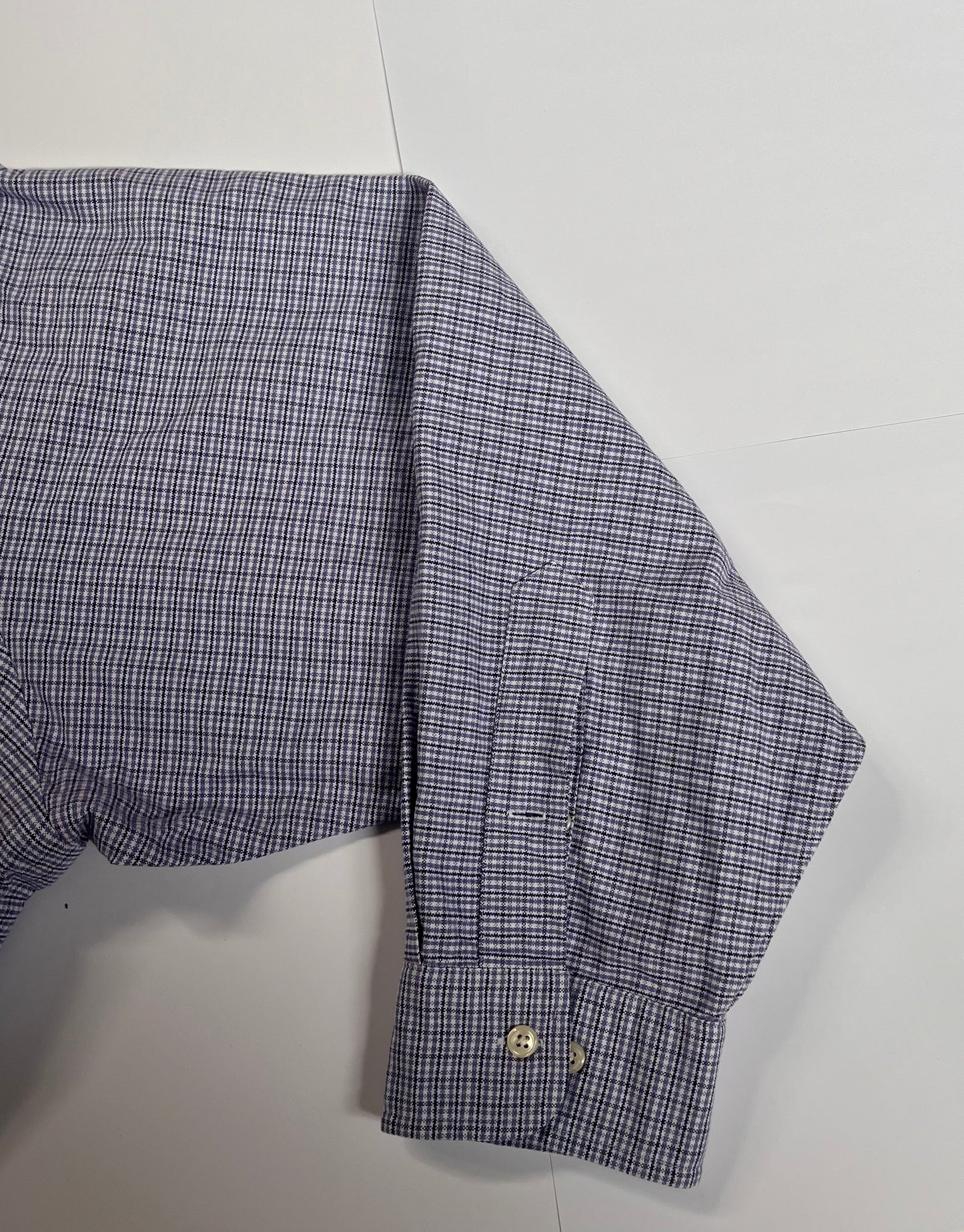 Polo Ralph Lauren Yarmouth Overhemd (Wit/Paars Geruit, Maat 18 / XL-XXL)