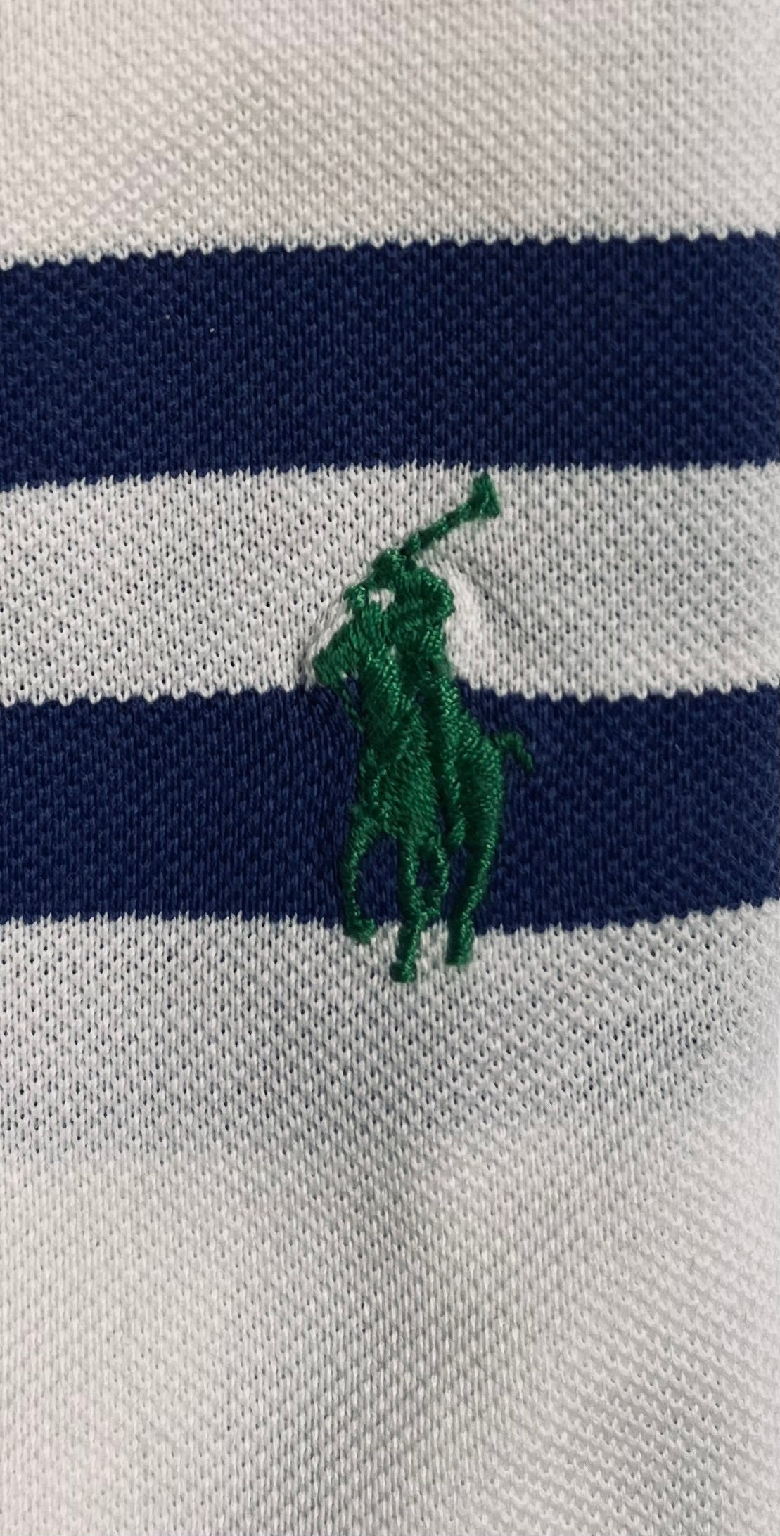 Polo Ralph Lauren Polo (Blauw/Wit Gestreept, Maat L)